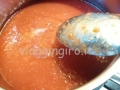 sugo in preparazione