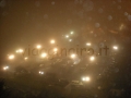 neve nella nebbia