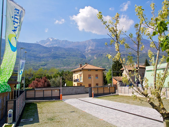 l'area camper area vuota